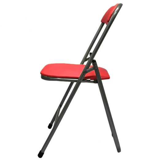 Складной стул  РС 04 (Цвет обивки Красный)