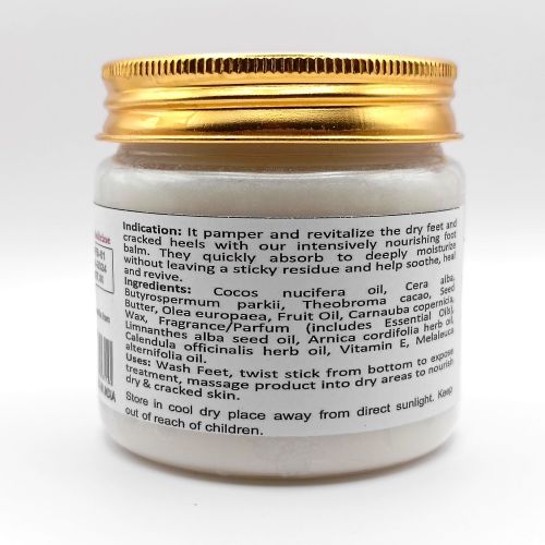 Бальзам для ног с кокосом | Coconut foot balm | 160 г | Karmeshu