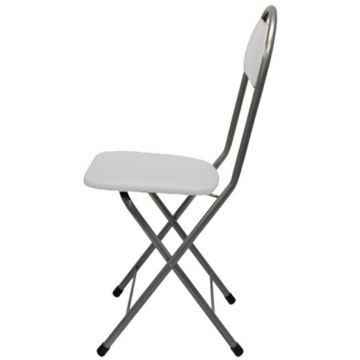Складной стул  ДУГА (Цвет обивки Белый)
