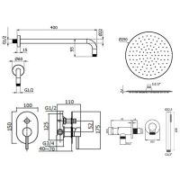 схема Plumberia Selection Ixo KITXO15NO