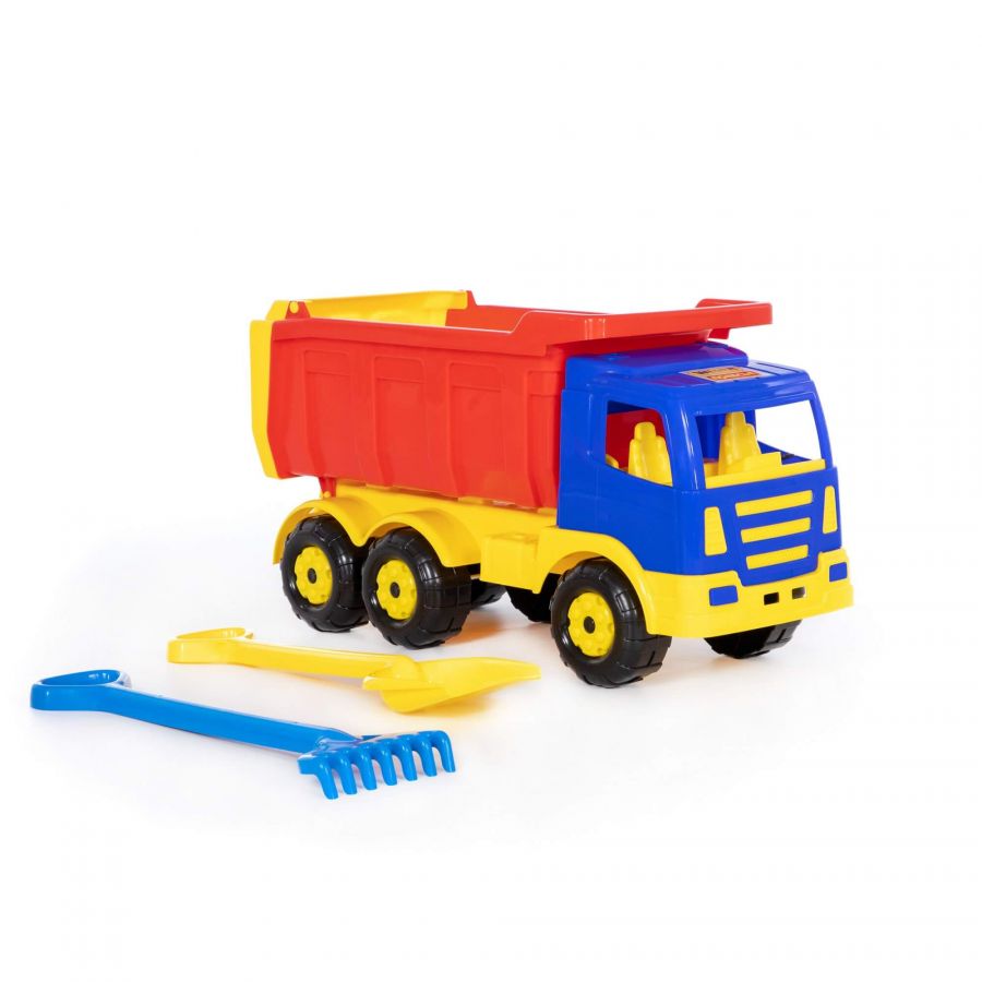 "Премиум", автомобиль-самосвал + лопата большая, грабли большие