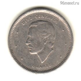 Доминикана 10 сентаво 1987