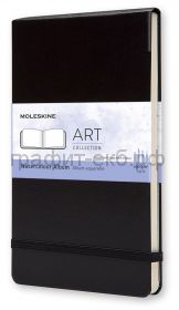 Книжка зап.Moleskine Large Classic акварель черная ARTMM804