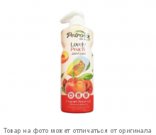 PETROVA Гель д/душа с натуральным экстрактом фруктов и ягод LOVELY PEACH 400мл