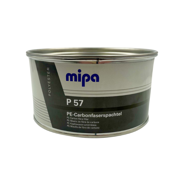 Mipa Р 57 PE-Carbonfaserspachtel Шпатлевка карбоновая, объем 1,8кг.