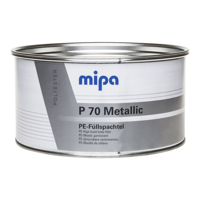 Mipa P 70 Metallic PE-Fullspachtel Шпатлевка с алюминиевым наполнителем, объем 1кг.