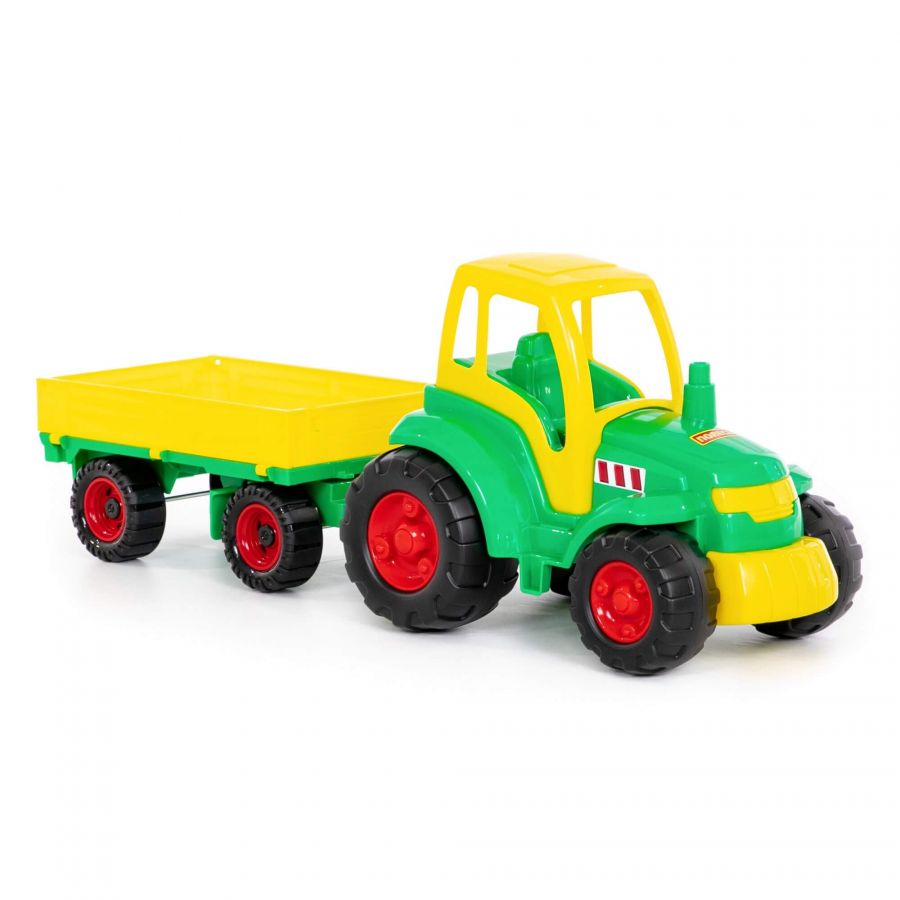 "Чемпион", трактор с прицепом (в сеточке)