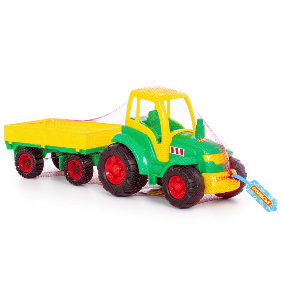 "Чемпион", трактор с прицепом (в сеточке)