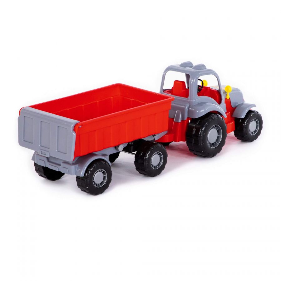 "Силач", трактор с прицепом №1