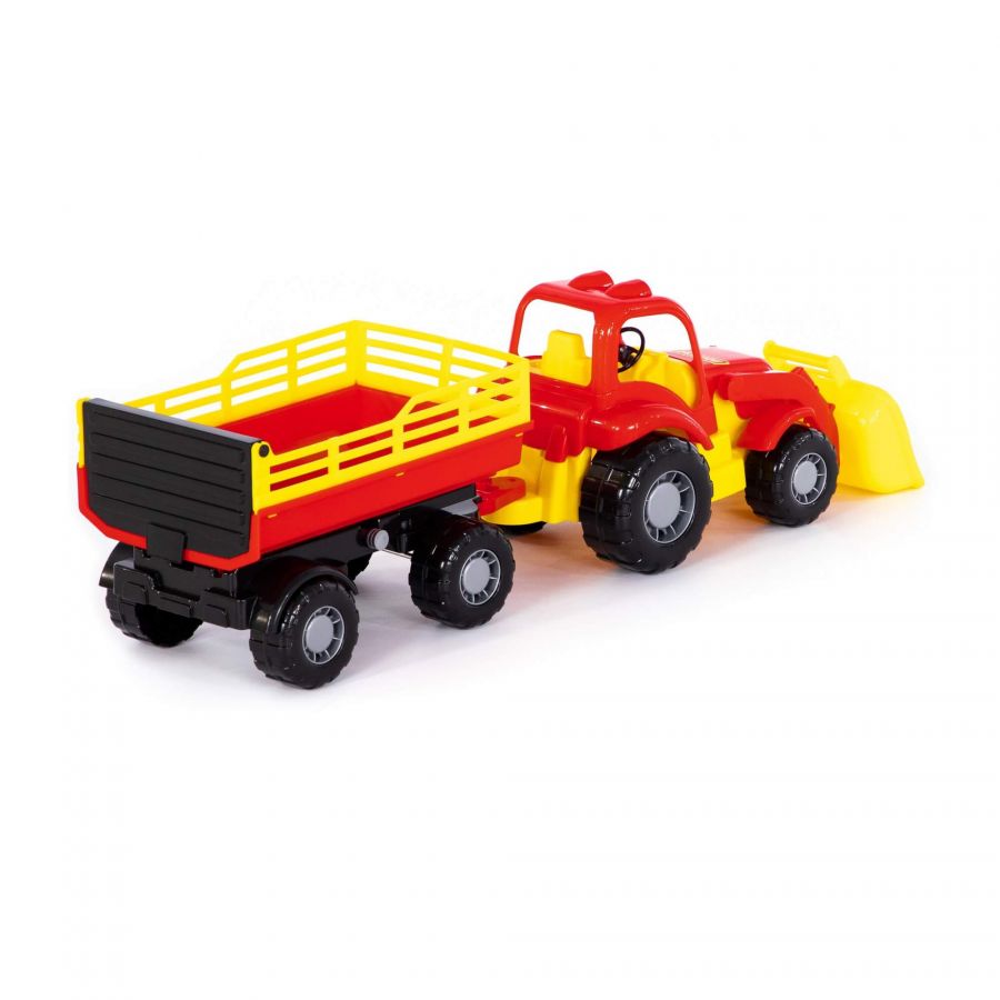 "Силач", трактор с прицепом №2 и ковшом