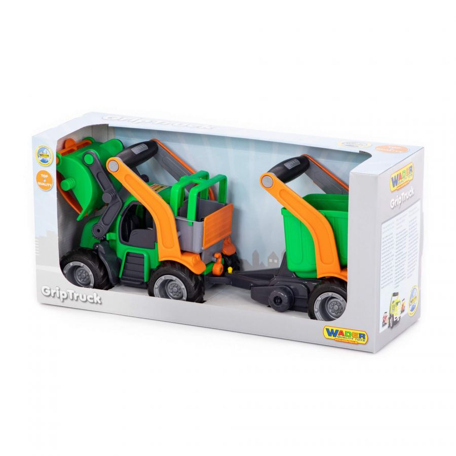 "ГрипТрак", трактор-погрузчик с полуприцепом (в коробке)