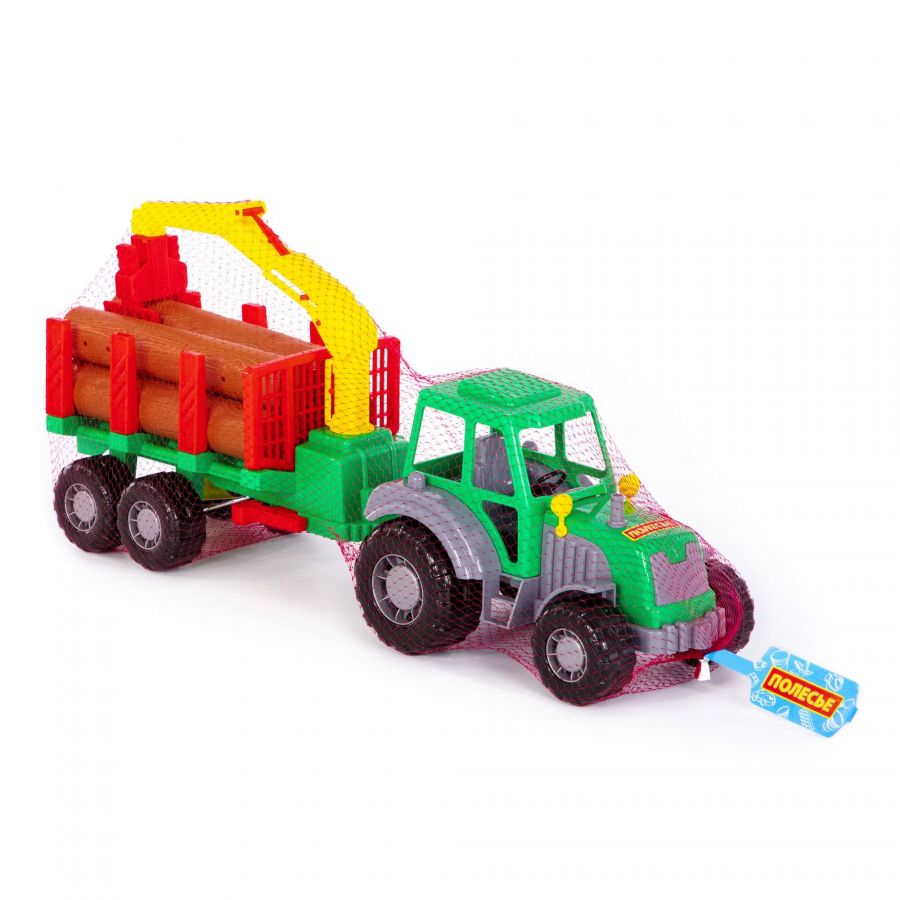 "Алтай", трактор с полуприцепом-лесовозом