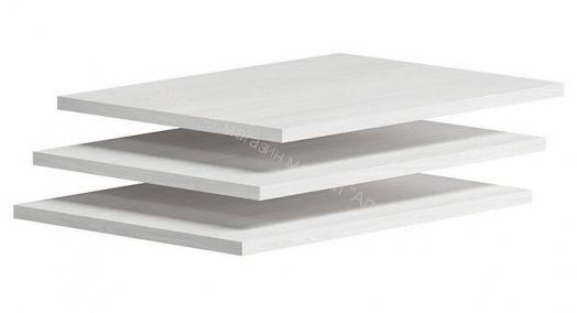 Полки ЯН-23 к шкафу для одежды ЯН-01 (3шт.) "Янна" Орех Мальта