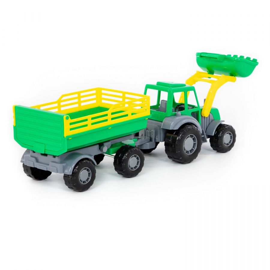 "Мастер", трактор с прицепом №2 и ковшом