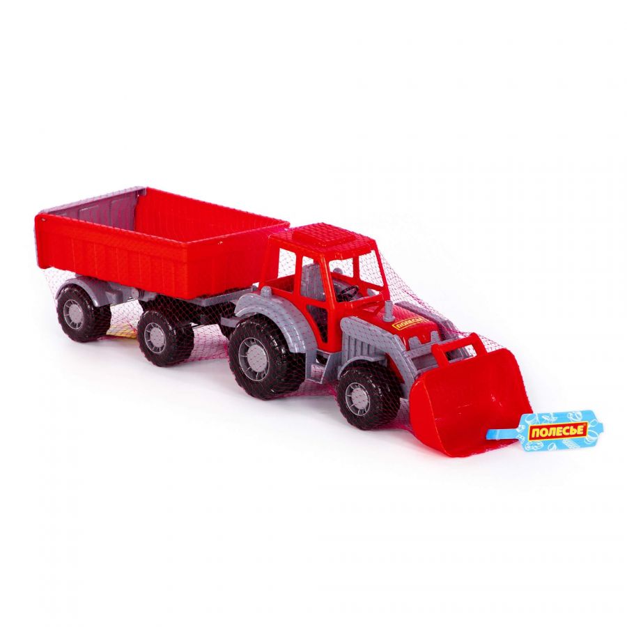 "Алтай", трактор с прицепом №1 и ковшом