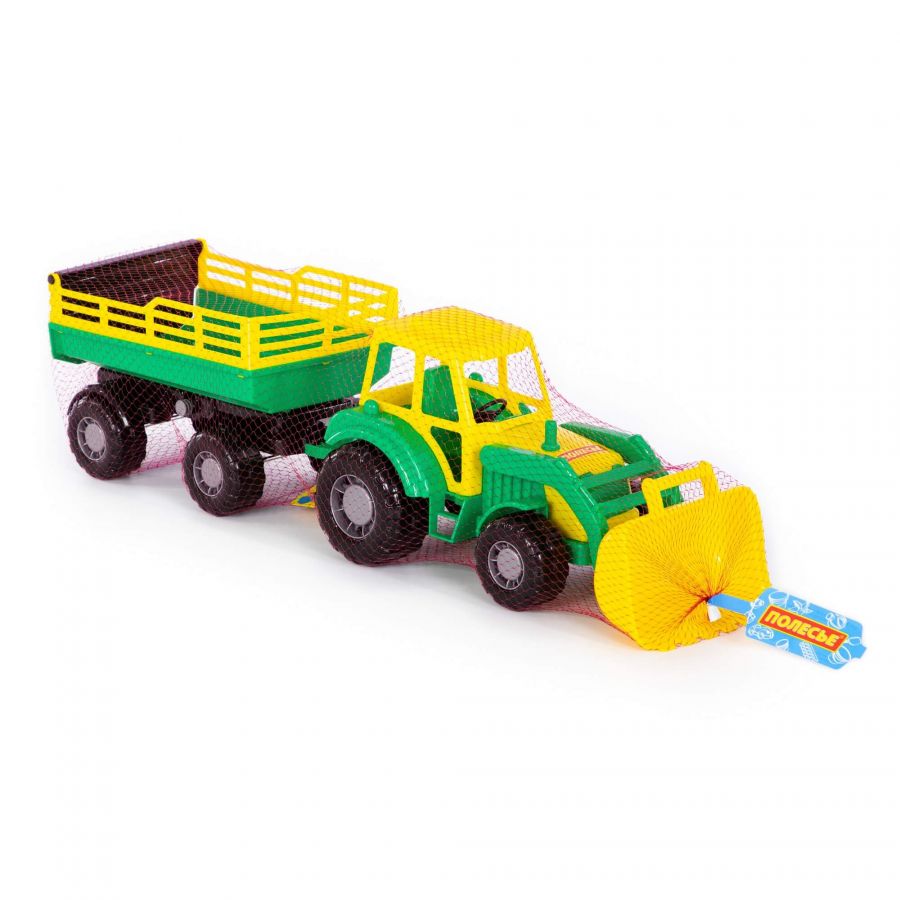 "Алтай", трактор с прицепом №2 и ковшом