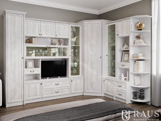 Шкаф угловой ЯН-04 "Янна" Орех Мальта