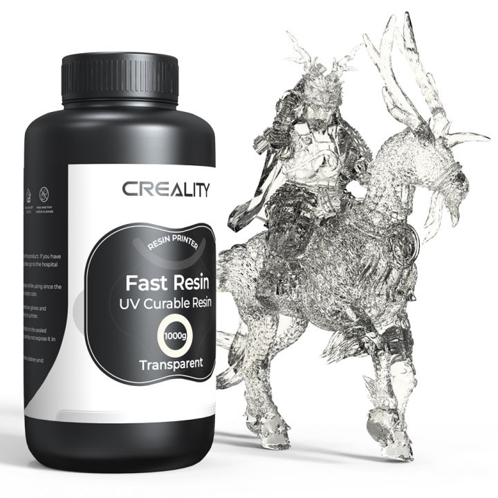 Фотополимерная смола Сreality Fast Resin UV Curable 1л Прозрачный