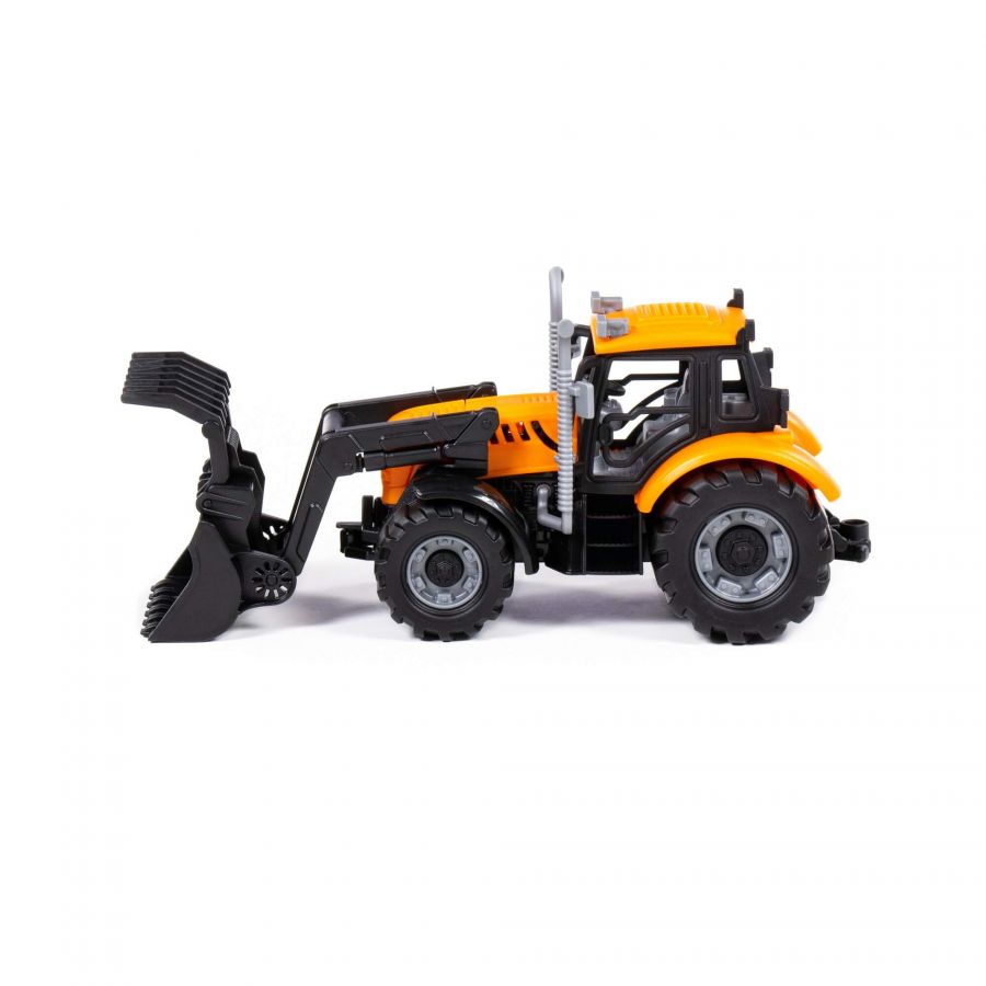 Погрузчик "Прогресс" сельскохозяйственный инерционный (оранжевый) (в коробке)