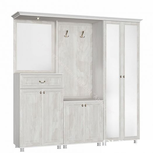 Прихожая большая с зеркалом ЯН-28 "Янна" Орех Мальта