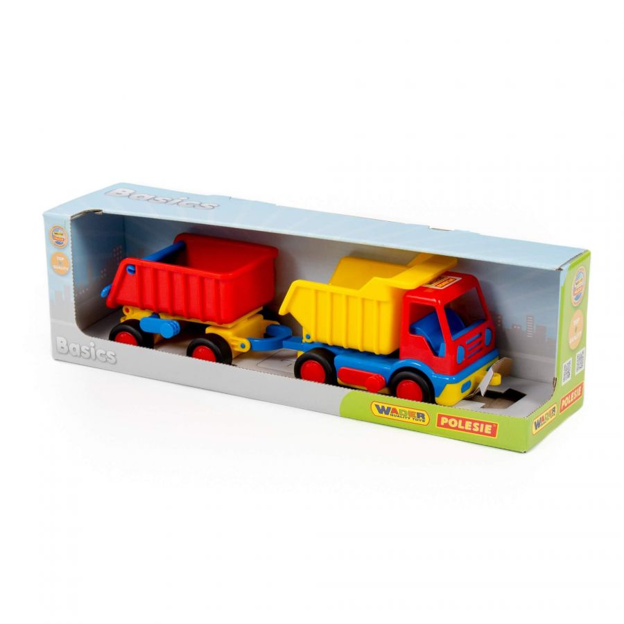 "Базик", автомобиль-самосвал с прицепом (в коробке)