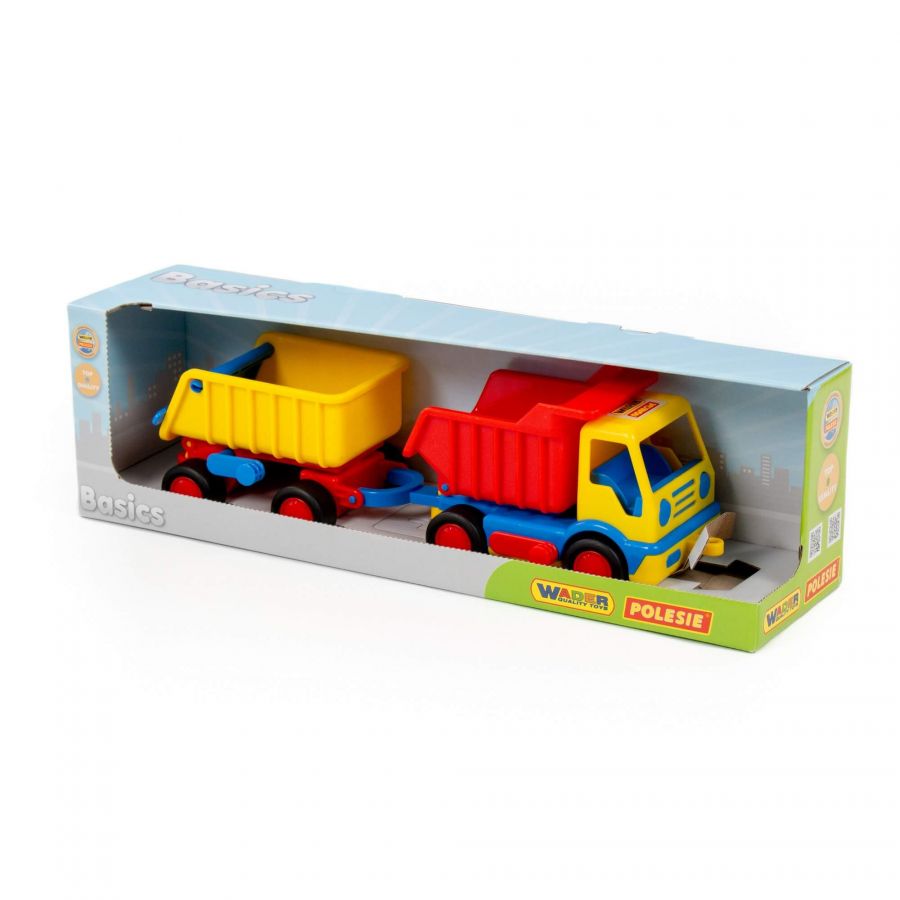 "Базик", автомобиль-самосвал с прицепом (в коробке)