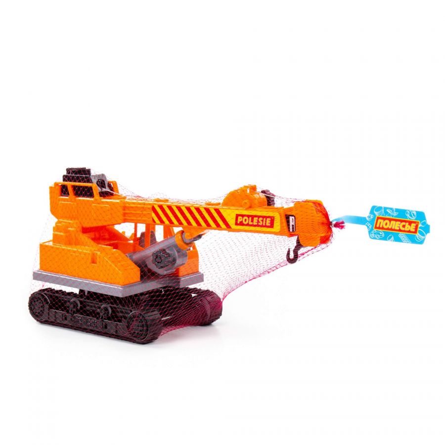 "Монолит", гусеничный кран (в сеточке)