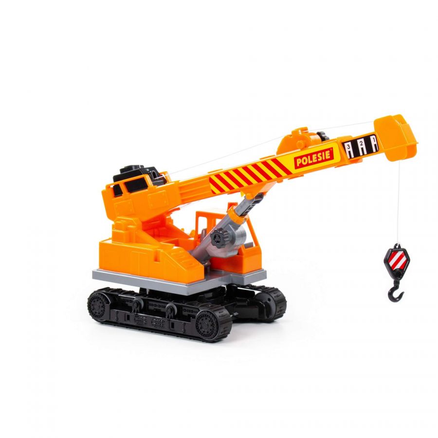 "Монолит", гусеничный кран (в сеточке)