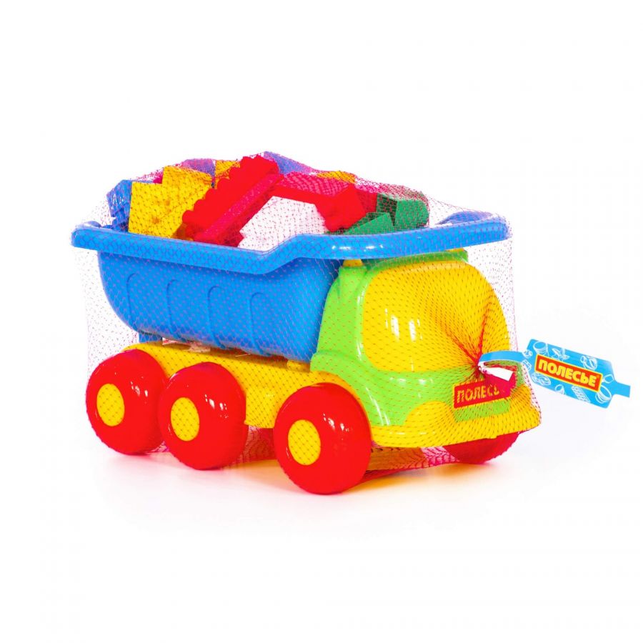 Набор №126: "Универсал", автомобиль-самосвал + конструктор "Супер-Микс" (60 элементов)