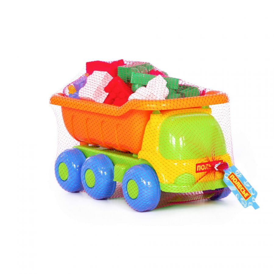 Набор №126: "Универсал", автомобиль-самосвал + конструктор "Супер-Микс" (60 элементов)