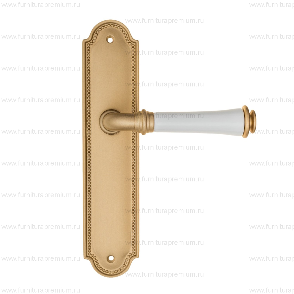 Ручка на планке Fratelli Cattini Gracia Ceramica Bianco PL248