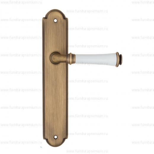 Ручка на планке Fratelli Cattini Gracia Ceramica Bianco PL257