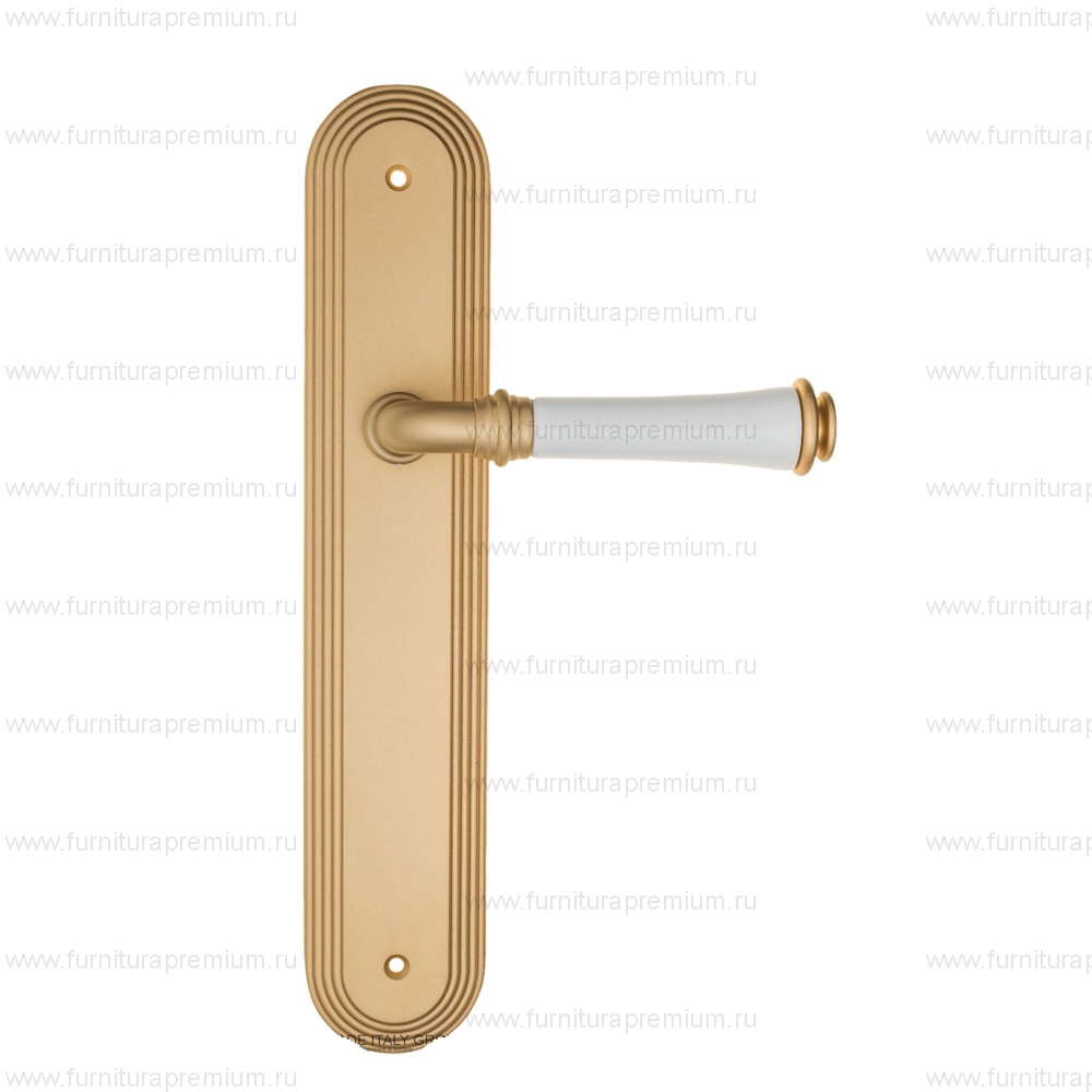 Ручка на планке Fratelli Cattini Gracia Ceramica Bianco  PL288