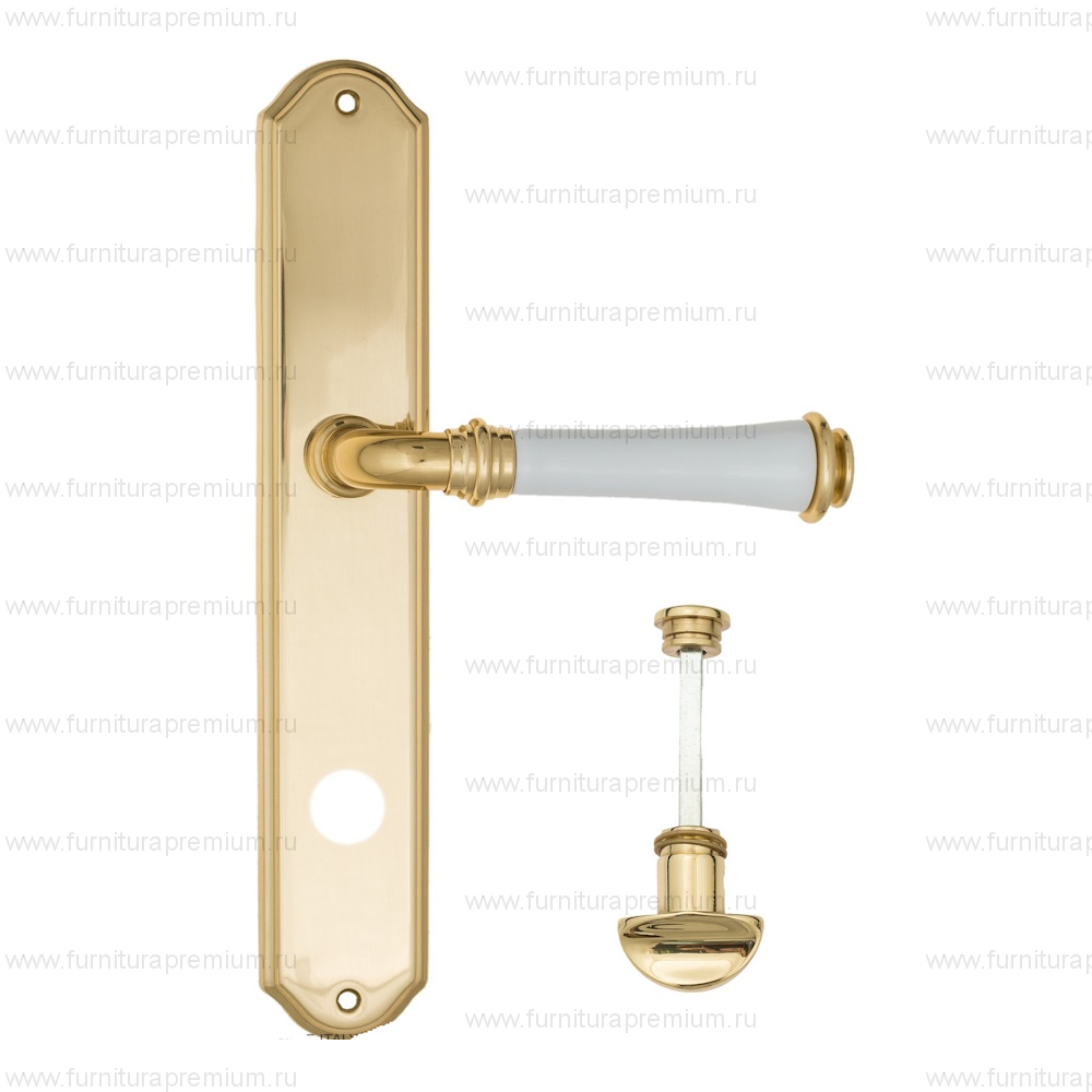 Ручка на планке Fratelli Cattini Gracia Ceramica Bianco  WC-2 PL02