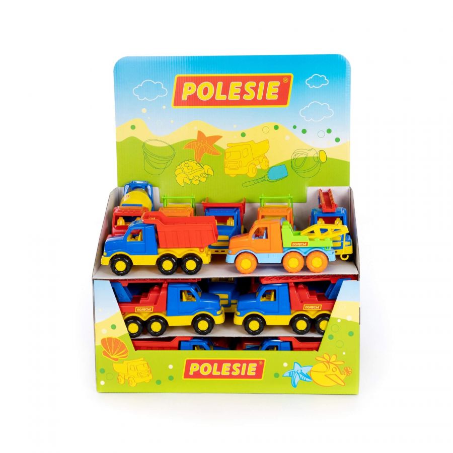 "Гоша", автомобиль (дисплей №35) Polesie (в дисплее 18 шт)