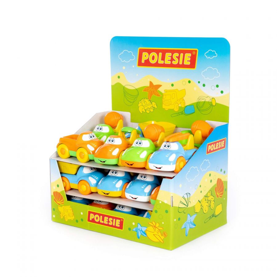 "Дружок", автомобиль (дисплей №19) Polesie (в дисплее 21 шт)