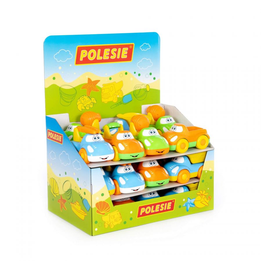 "Дружок", автомобиль (дисплей №19) Polesie (в дисплее 21 шт)