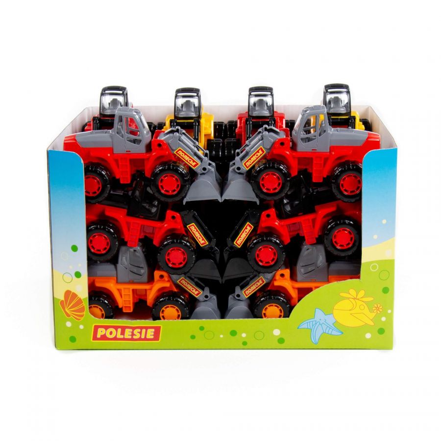 "Умелец", трактор-погрузчик (дисплей №85) Polesie (в дисплее 18 шт)