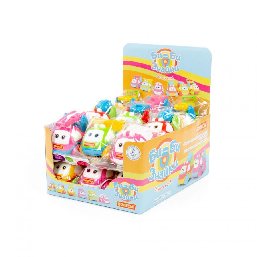 Автомобиль "Би-Би-Знайка" (в пакете) (дисплей) (в дисплее 18 шт)