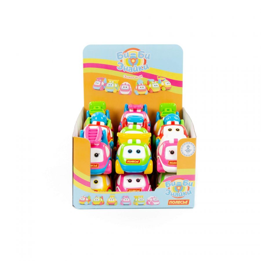 Автомобиль "Би-Би-Знайка" (в пакете) (дисплей) (в дисплее 18 шт)