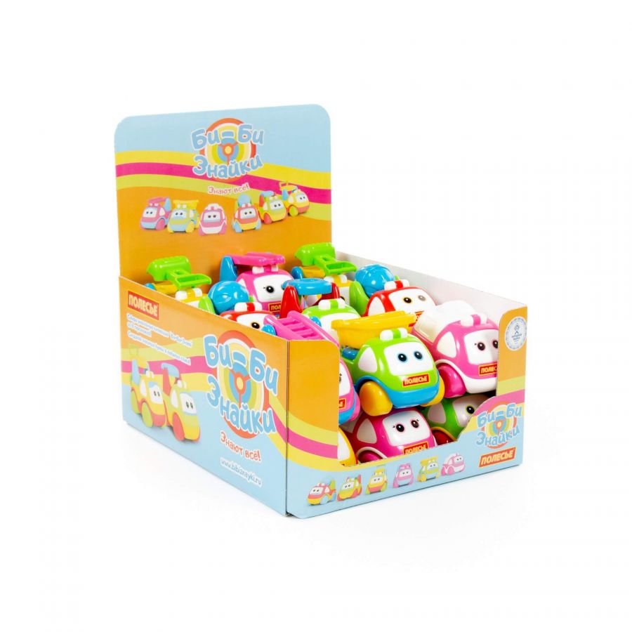 Автомобиль "Би-Би-Знайка" (в пакете) (дисплей) (в дисплее 18 шт)