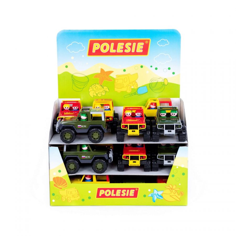 Автомобиль (дисплей №18) Polesie (в дисплее 18 шт)