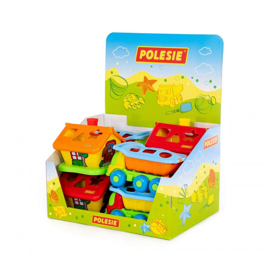 Игрушка развивающая (дисплей №76) Polesie (в дисплее 8 шт)