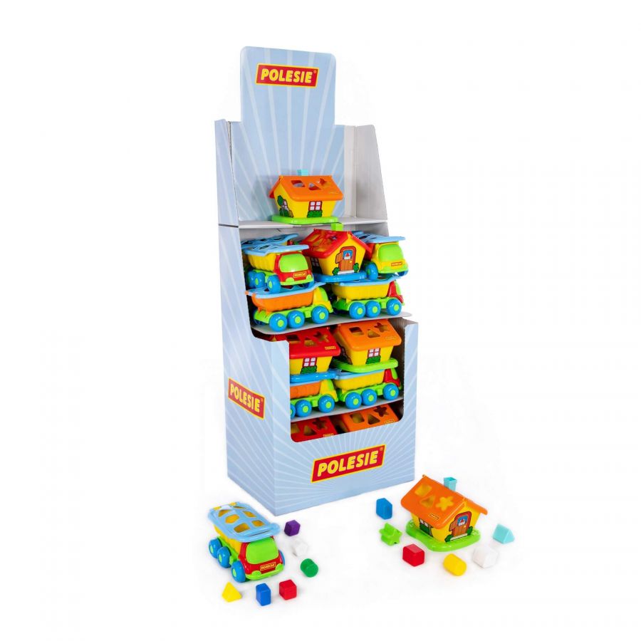 Игрушка развивающая (дисплей №77) Polesie (в дисплее 27 шт)