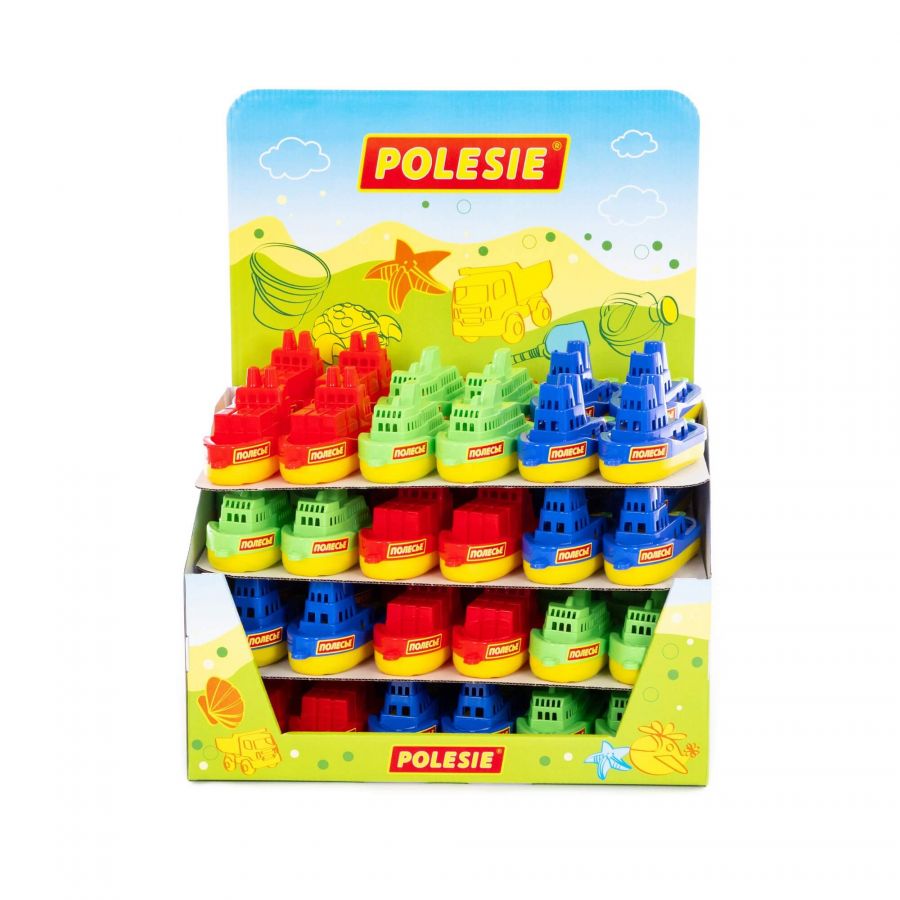 Кораблик (дисплей №6) Polesie (в дисплее 48 шт)