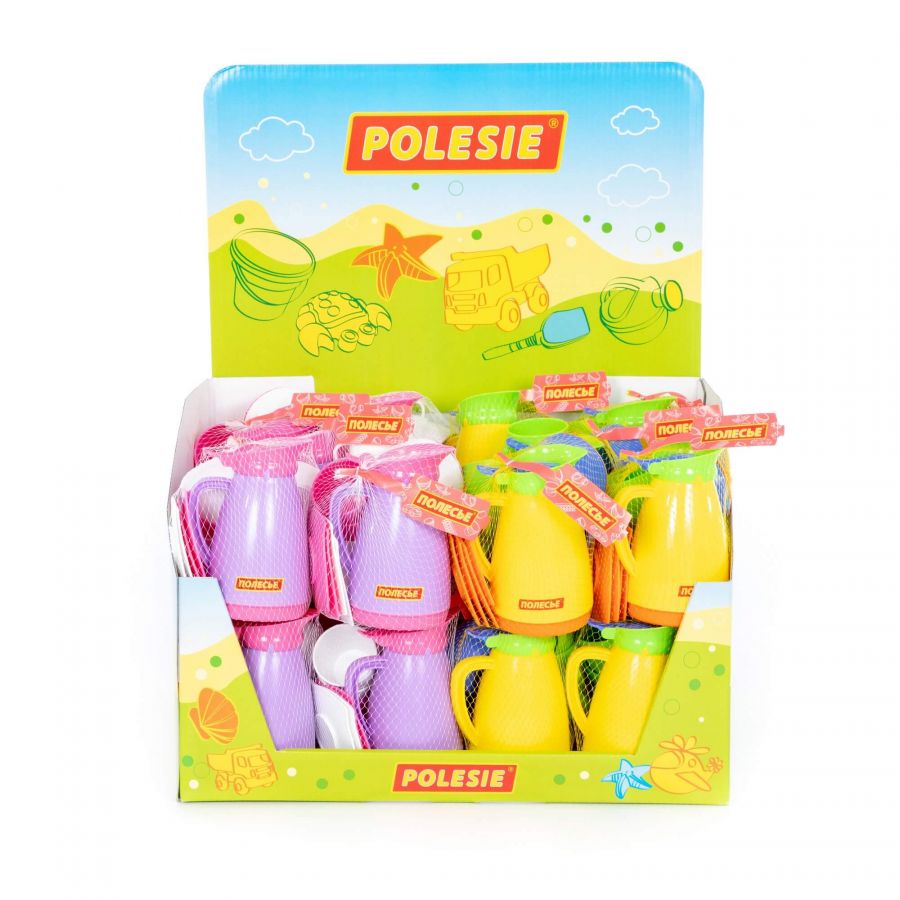 Набор детской посуды "Алиса" на 4 персоны (дисплей №9) Polesie (в дисплее 20 наборов)