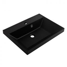 Раковина из искусственного камня BelBagno BB600/450-LV-ART-AST-NERO