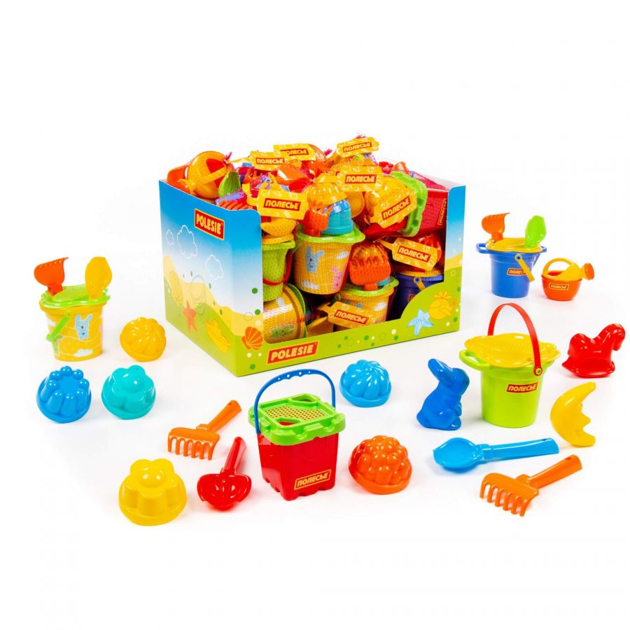 Набор песочный (дисплей №51) Polesie (в дисплее 18 наборов)