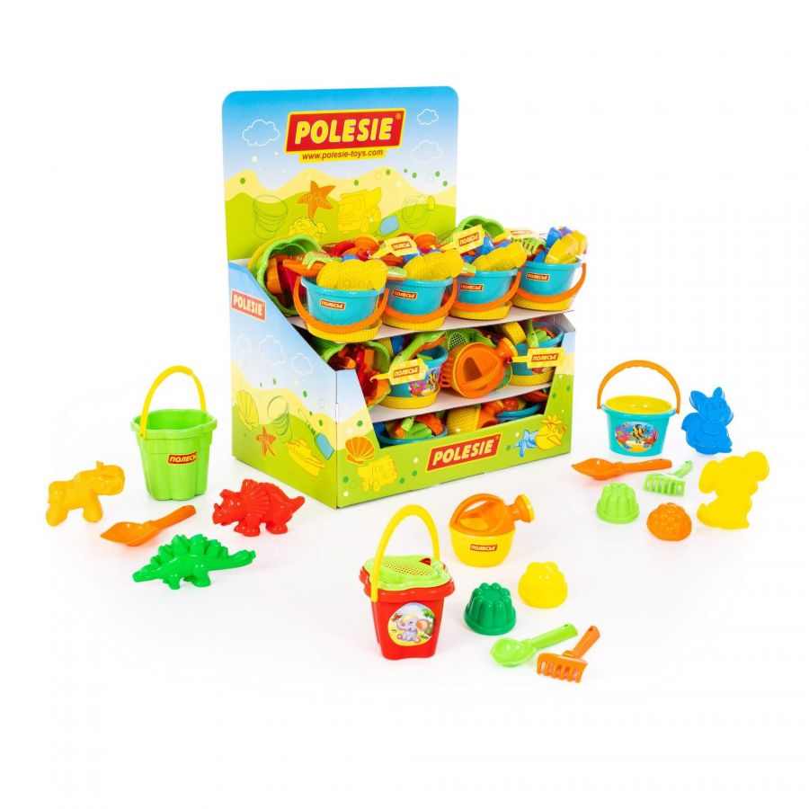 Набор песочный (дисплей №52) Polesie (в дисплее 24 набора)
