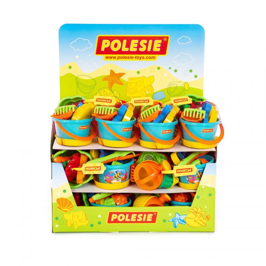 Набор песочный (дисплей №52) Polesie (в дисплее 24 набора)